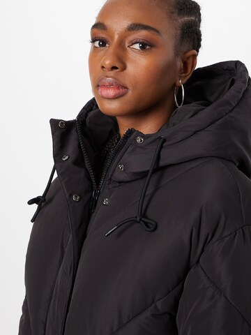 Monki Winter coat in Black