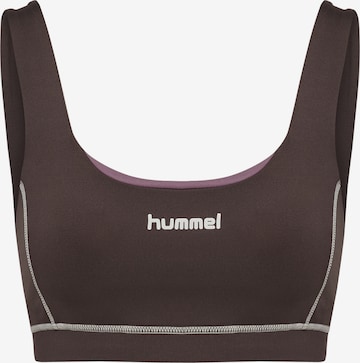 Haut de sport Hummel en marron : devant