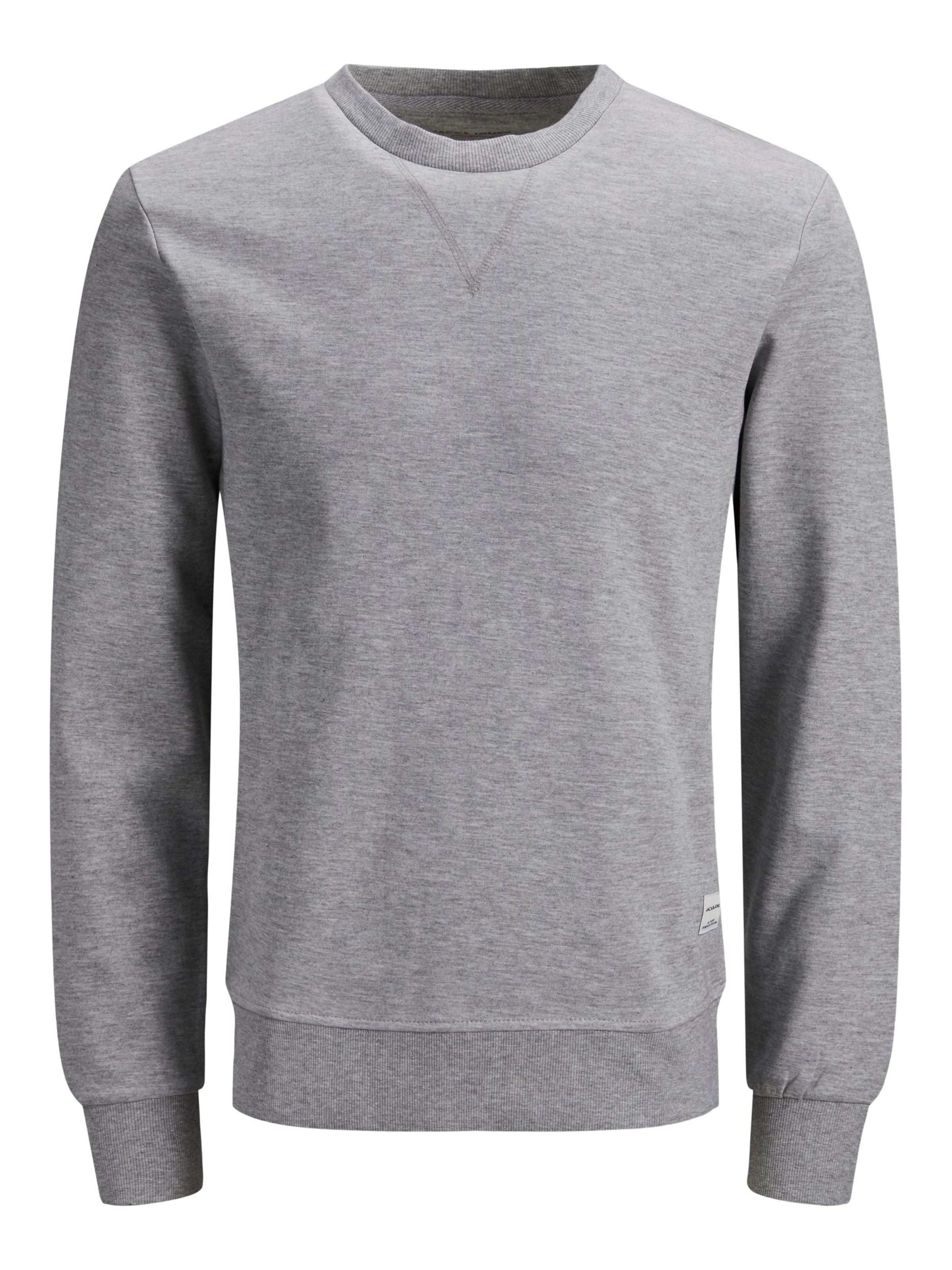 Sweat-shirt Jack & Jones Plus en gris : devant