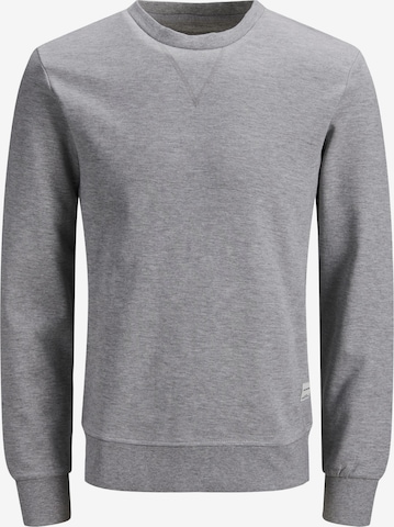 Jack & Jones Plus Sweatshirt in Grey: front