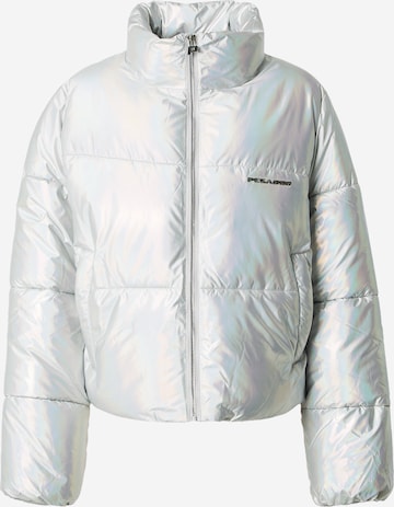 Geacă de primăvară-toamnă 'SUGAR FUTURE PUFFER JACKET CHROME' de la Pegador pe argintiu: față