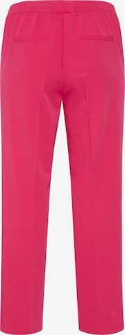 Regular Pantalon à plis 'Sakira' KAFFE CURVE en rose