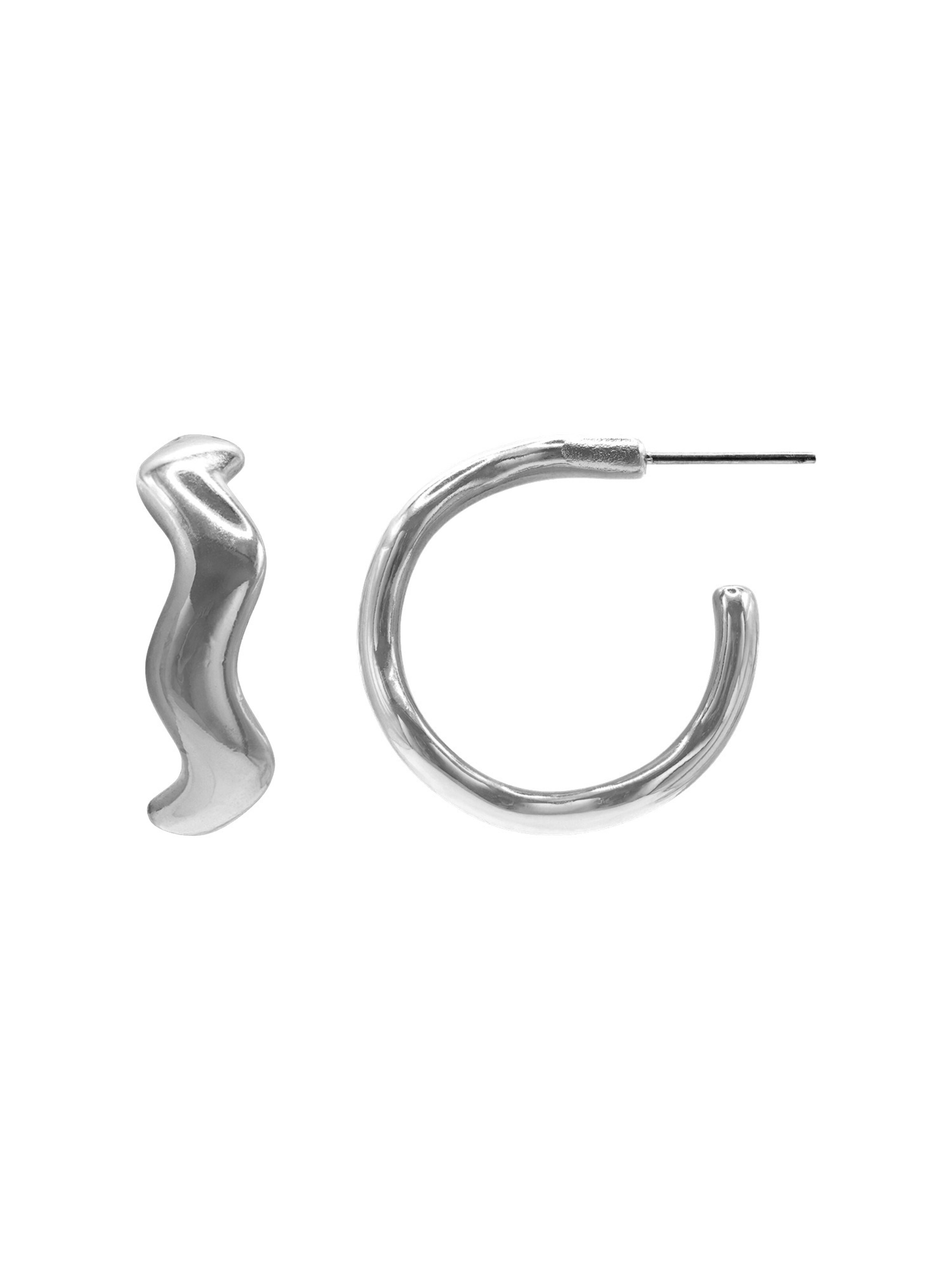 Boucles d'oreilles 'Gesa' Heideman en argent