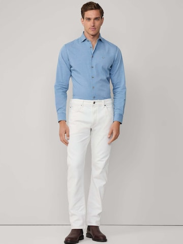 Hackett London Regular Fit Hemd 'Ess' in Blau