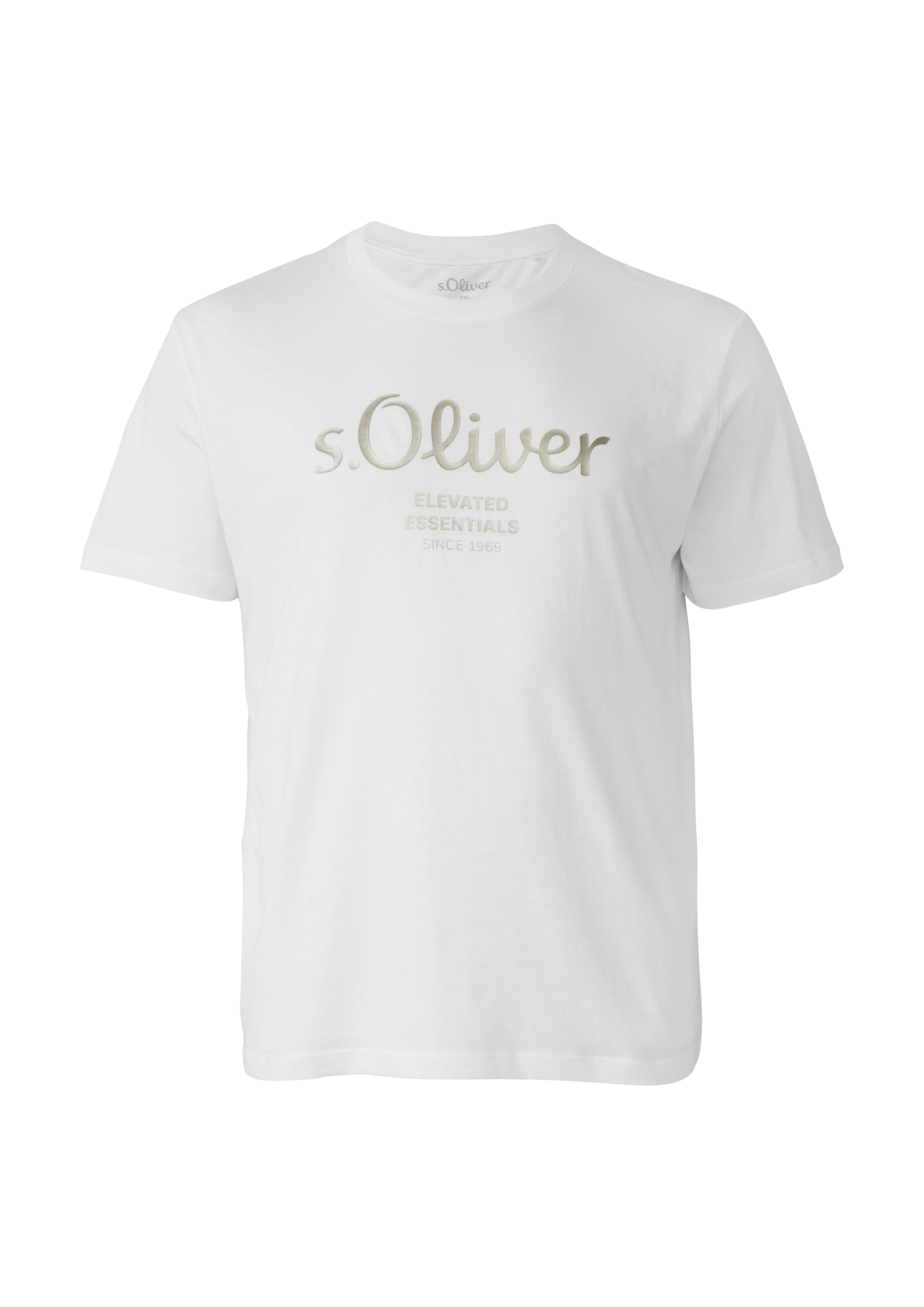 s.Oliver Shirt in Wit: voorkant