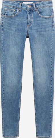 MANGO Skinny Jeans in Blue: front