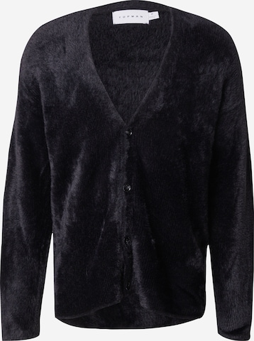 TOPMAN Kardigan w kolorze czarny: przód