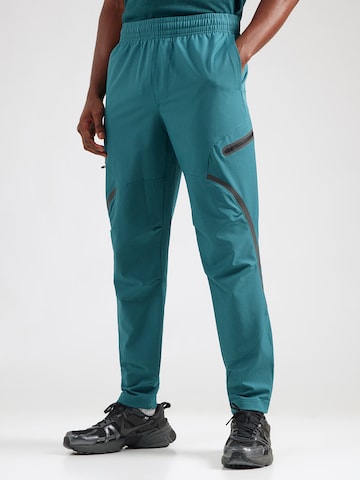 UNDER ARMOUR - regular Pantalón deportivo 'Unstoppable' en verde: frente