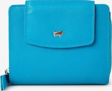Porte-monnaies 'Joy' Braun Büffel en bleu : devant