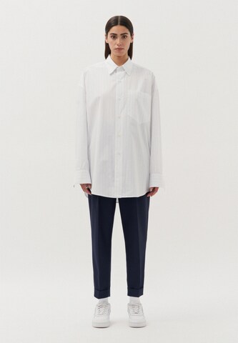 Studio Seidensticker Comfort fit Button Up Shirt 'Studio' in White