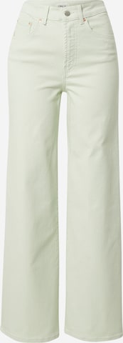 Wide leg Jeans 'HOPE' di ONLY in verde: frontale