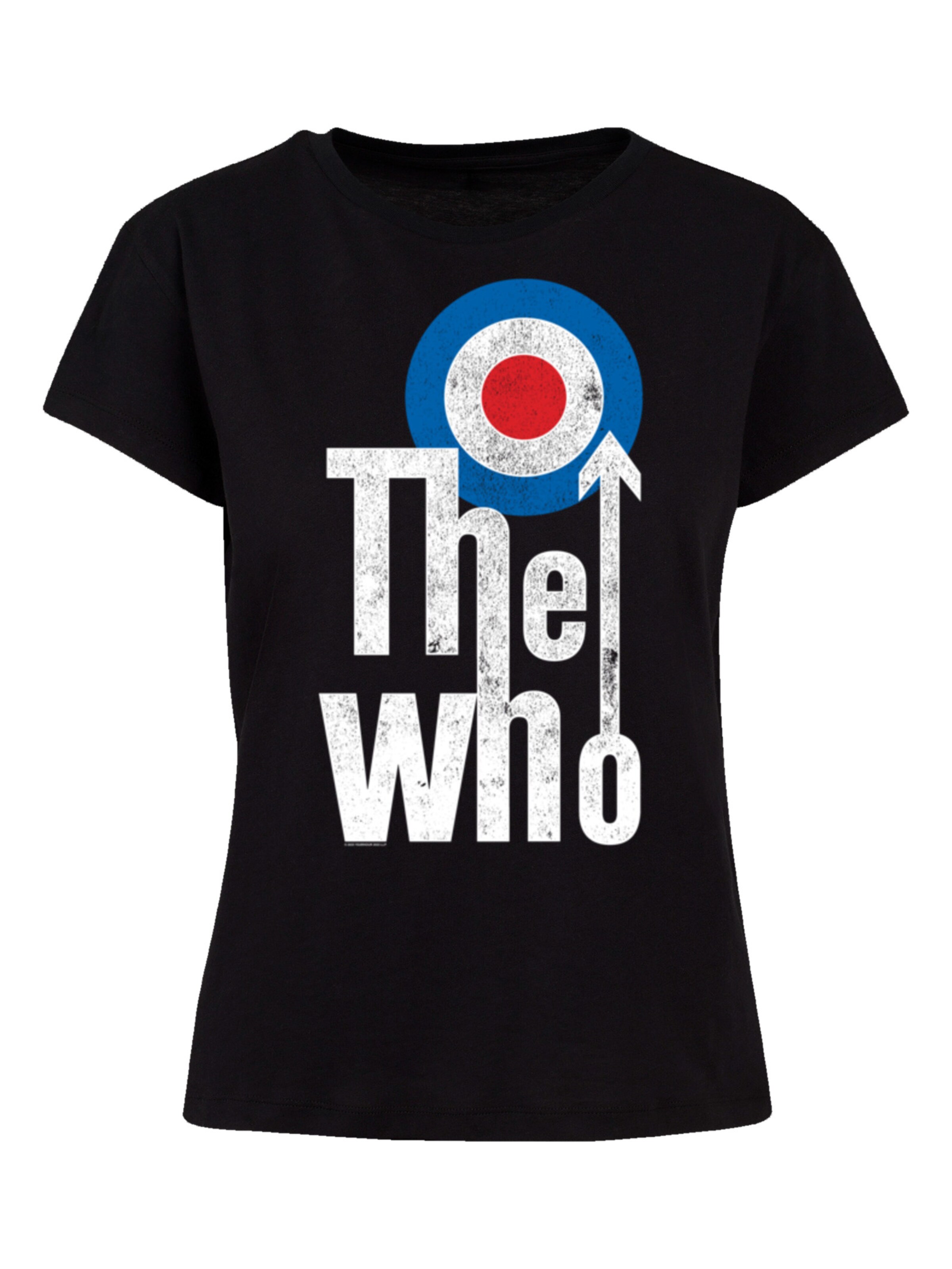 F4NT4STIC Shirt 'The Who' in Schwarz: Vorderseite
