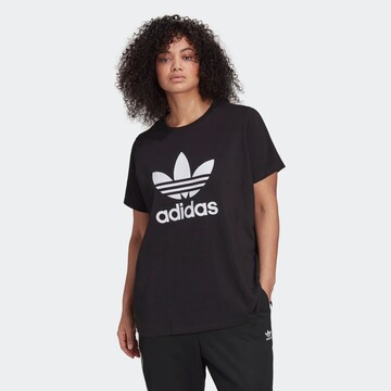 T-shirt 'Adicolor Classics Trefoil ' ADIDAS ORIGINALS en noir : devant