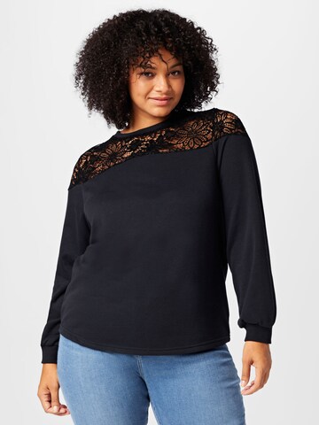 ONLY Curve Sweatshirt 'CATALINA' in Black: front