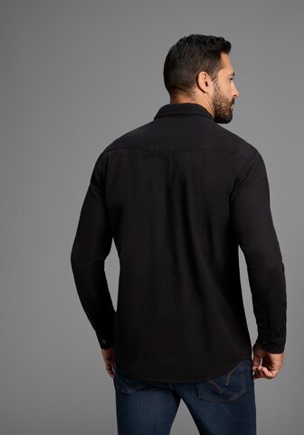 ARIZONA Comfort Fit Hemd in Schwarz