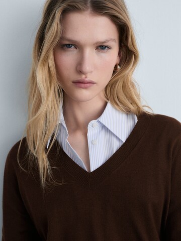 Pull-over 'LUKAV' MANGO en marron
