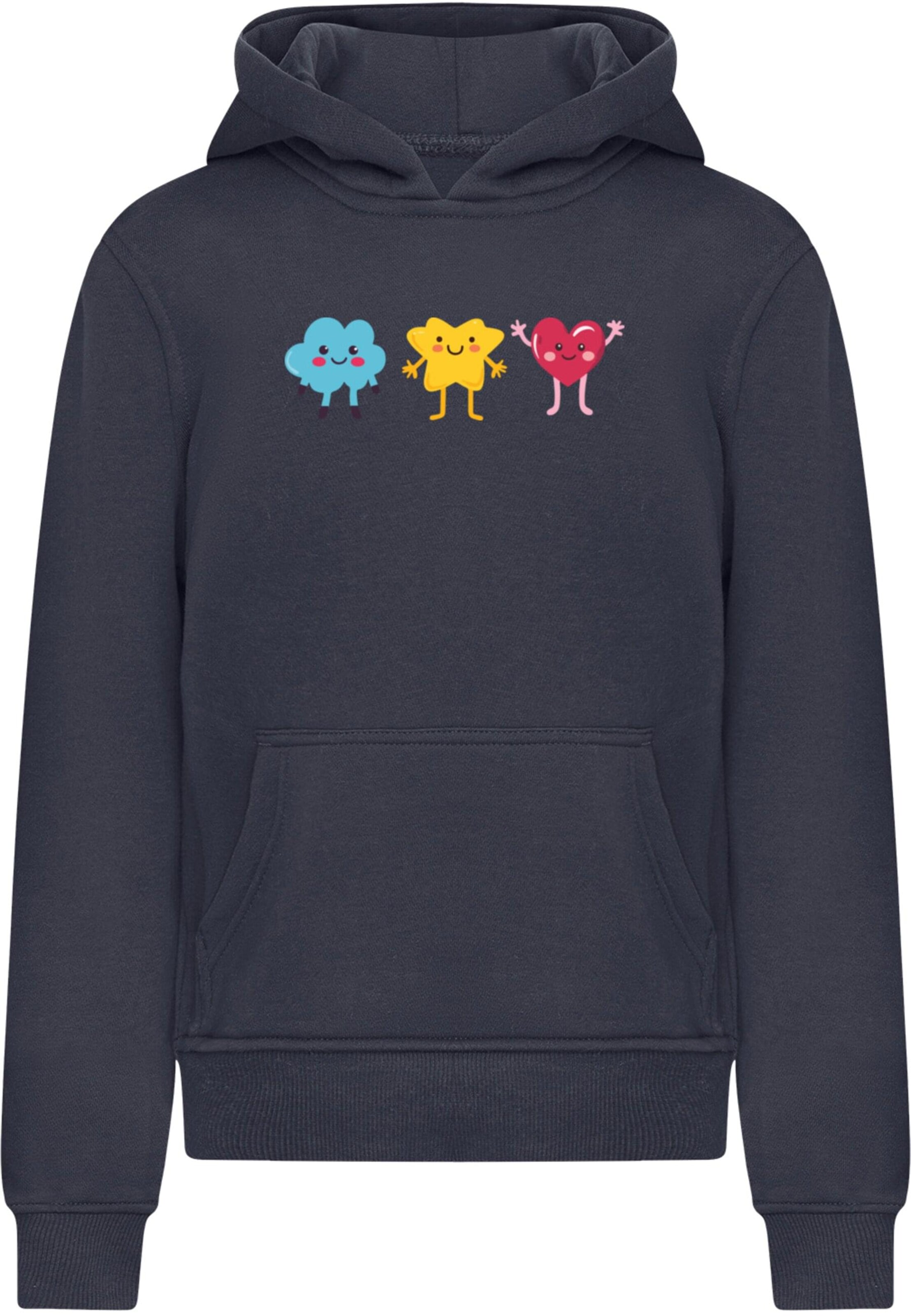 Merchcode Sweatshirt 'Cute Crew' in Blue: front