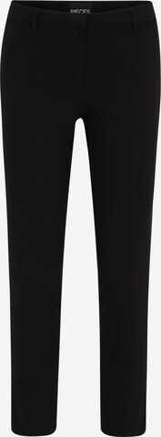 Pieces Petite Slimfit Hose in Schwarz: predná strana