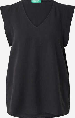 UNITED COLORS OF BENETTON Blouse in Black: front