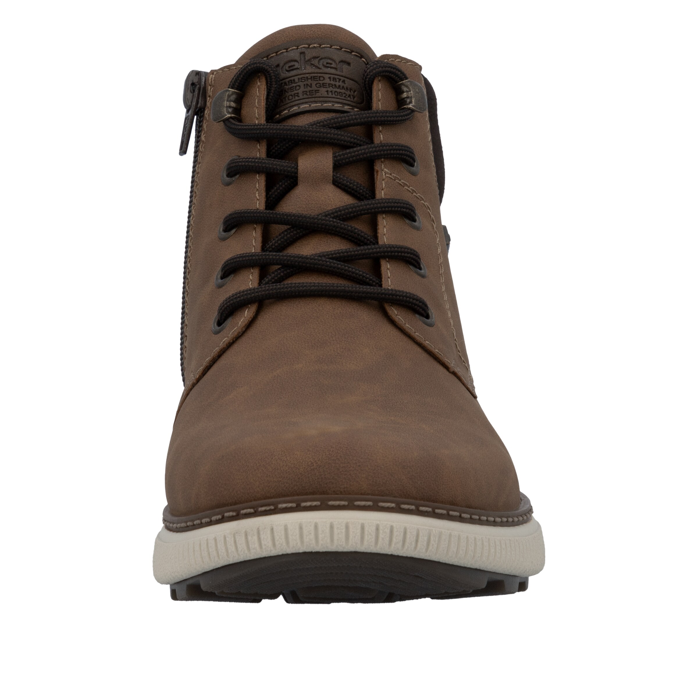 Bottes à lacets Rieker en marron