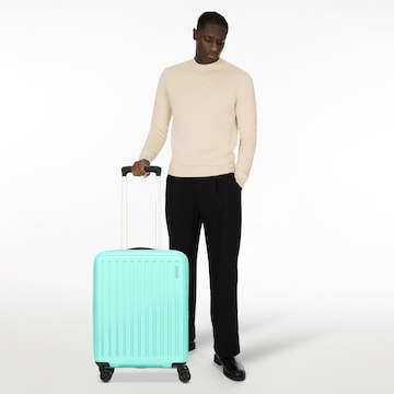 American Tourister Trolley 'Rejoy' in Blau