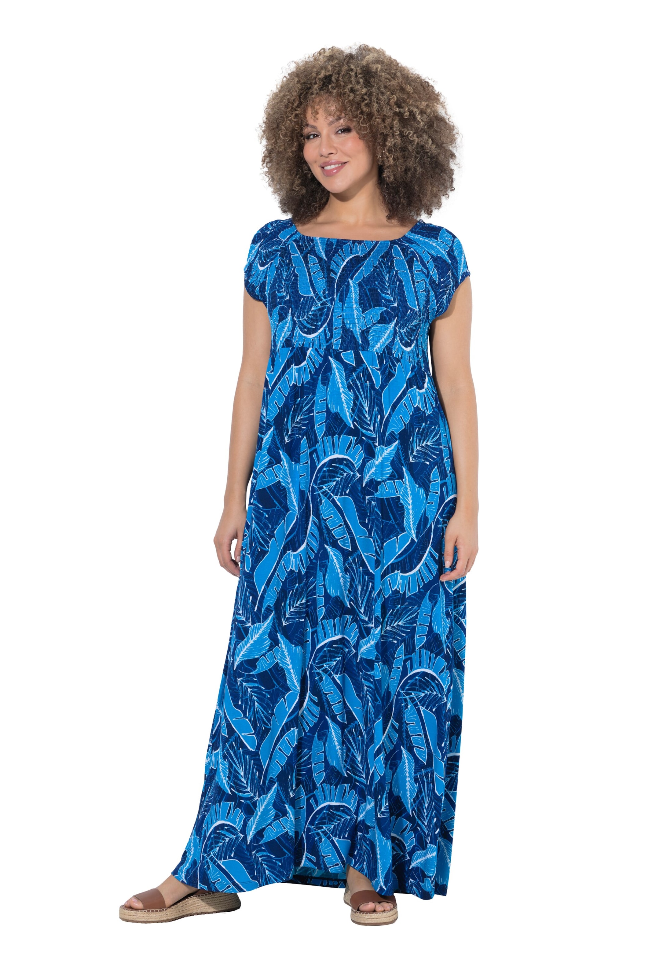 Ulla Popken Dress in Blue: front