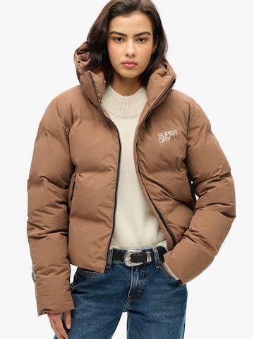 Superdry Jacke in Braun: Vorderseite