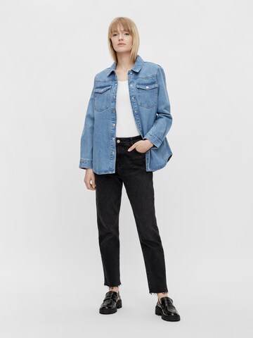 PIECES Jacke 'Gray' in Blau