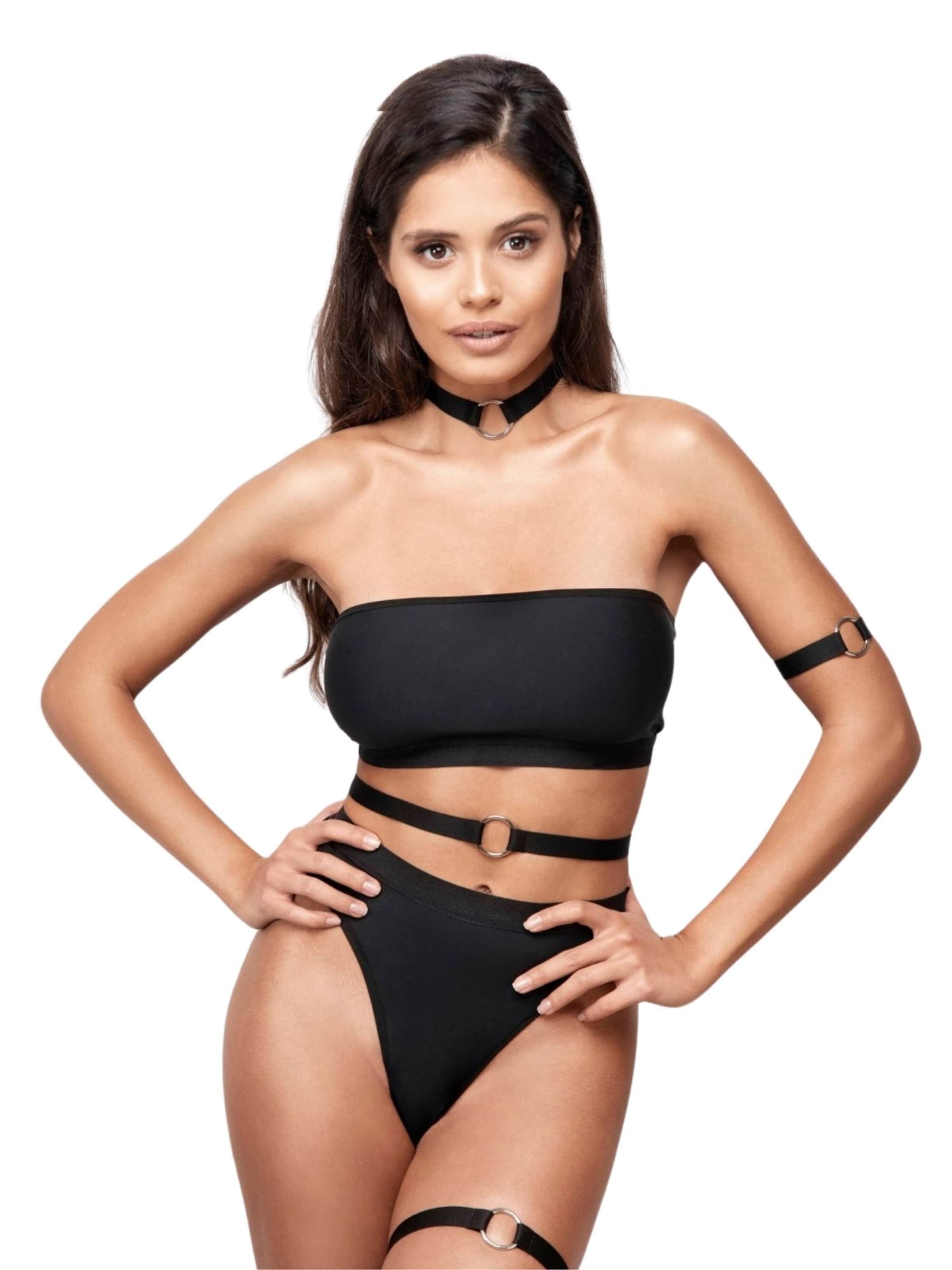 PROMEES Thong 'hannah' in Black