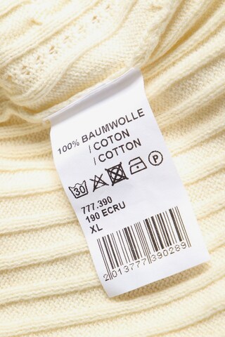 maddison Baumwoll-Pullover XL in Weiß