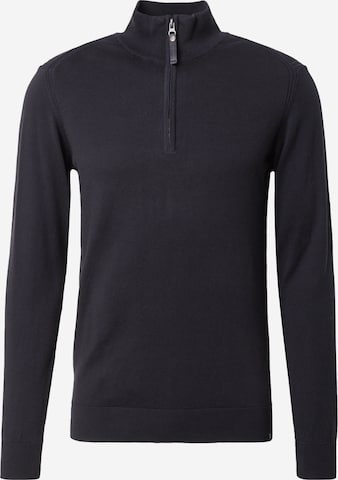 Pull-over 'Ancona' INDICODE en noir : devant