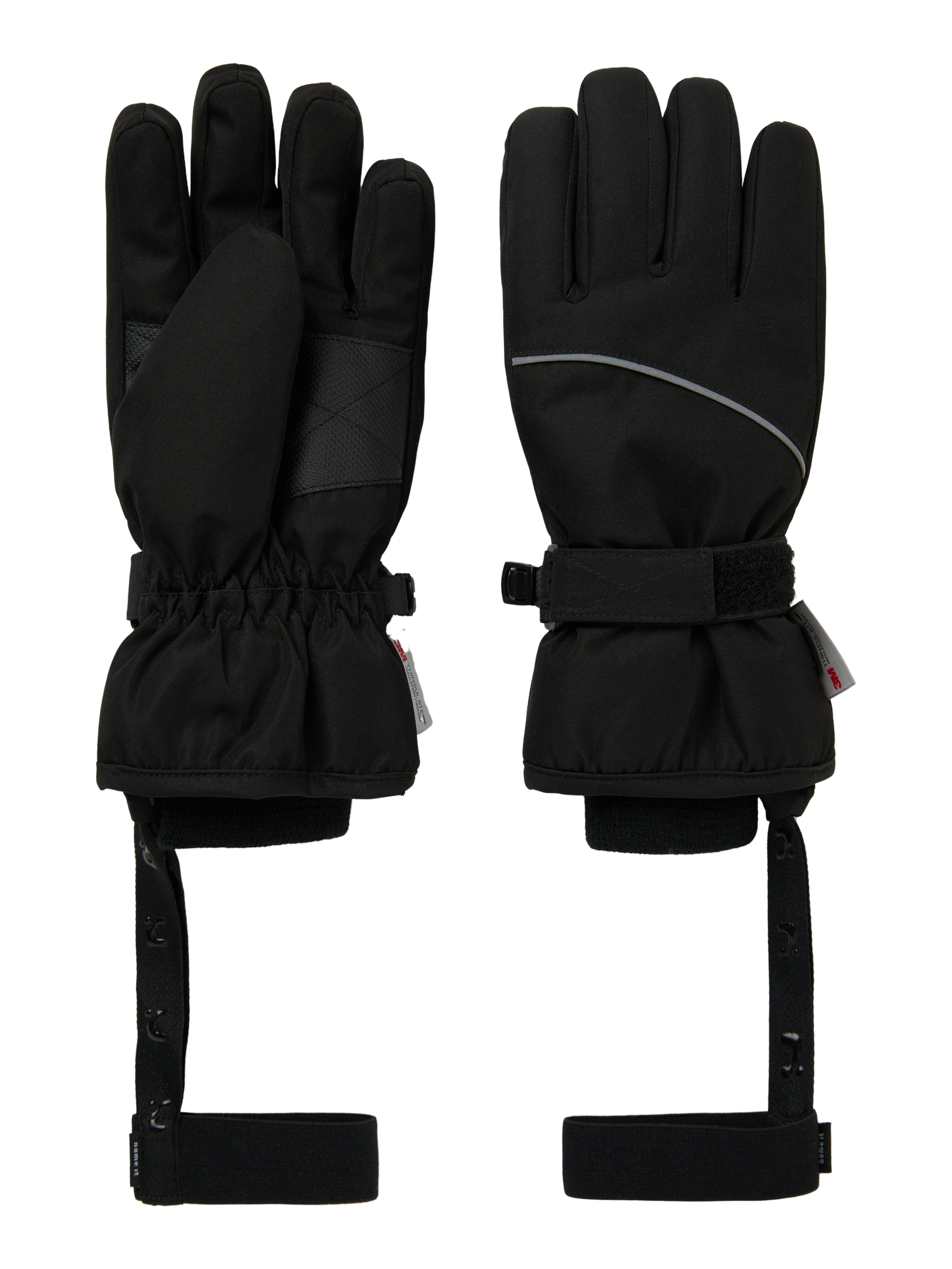 NAME IT Перчатки 'NKNSLOPE10' в Черный: спереди