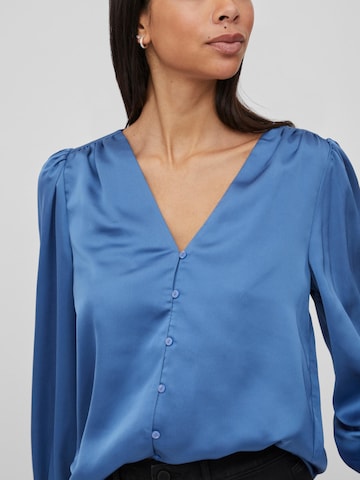 VILA Bluse in Blau