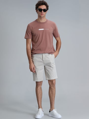 Pantalon chino 'ZEGLER' Lufian en beige : devant