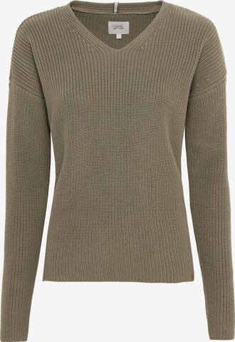 CAMEL ACTIVE Sweater in Green: front