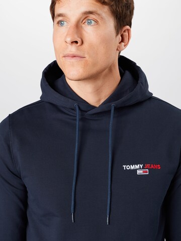 mėlyna Tommy Jeans Standartinis modelis Megztinis be užsegimo