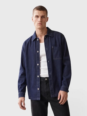 TRAPP Regular fit Button Up Shirt in Blue: front