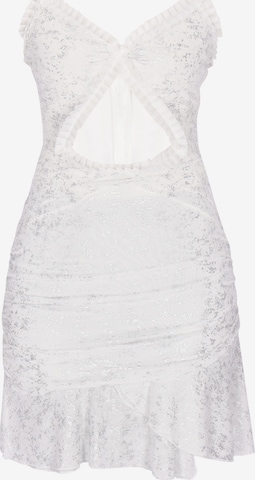 Robe faina en blanc : devant