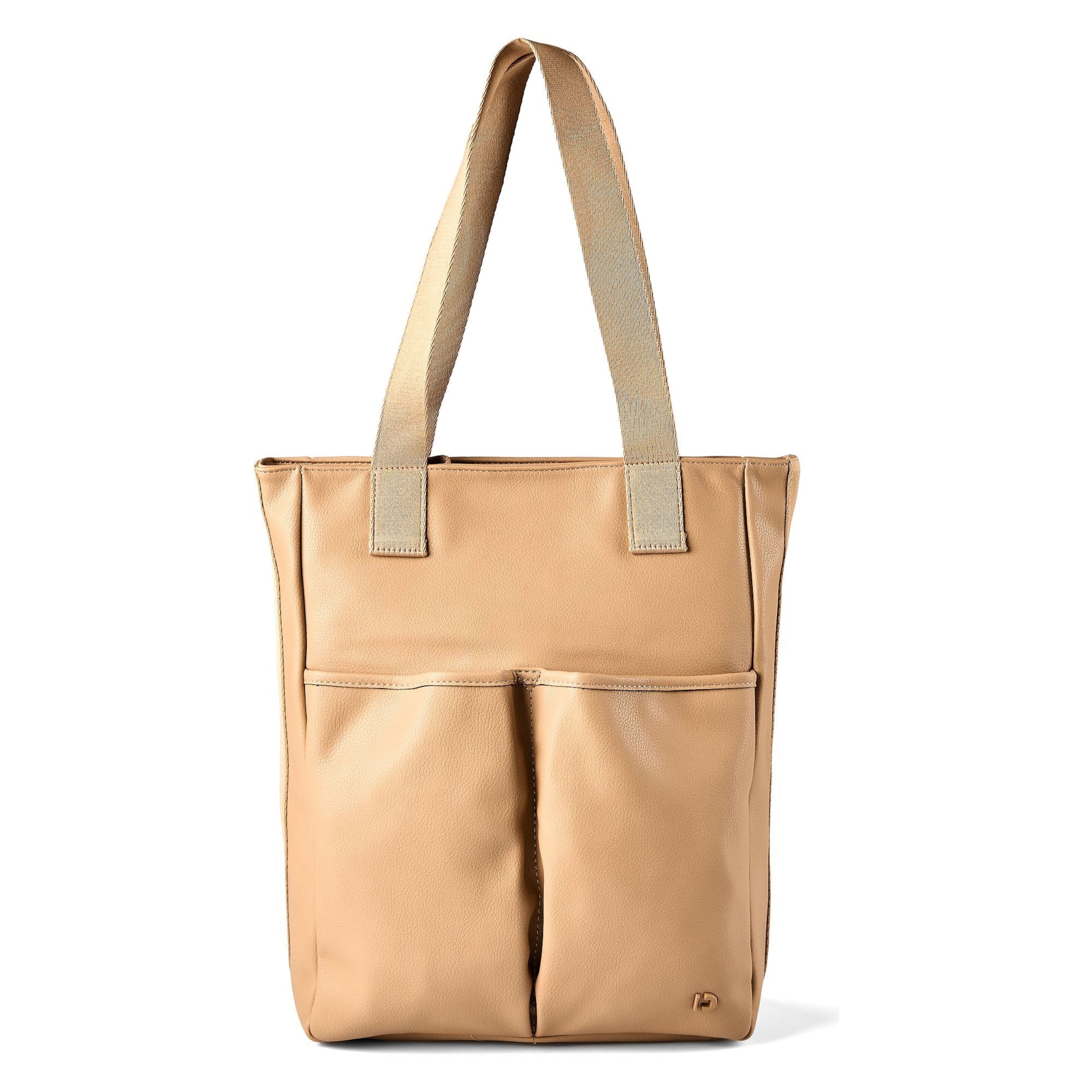 Cabas 'Jelena' TOM TAILOR DENIM en beige : devant