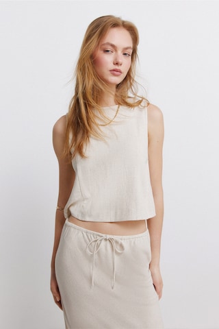 Springfield Blouse in Beige: voorkant