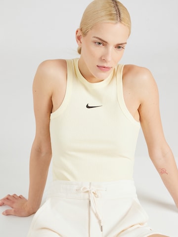 Nike SportswearTop 'TREND' - bež boja