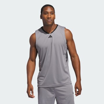 ADIDAS PERFORMANCE Performance shirt 'Basketball Legends' in Grey: front