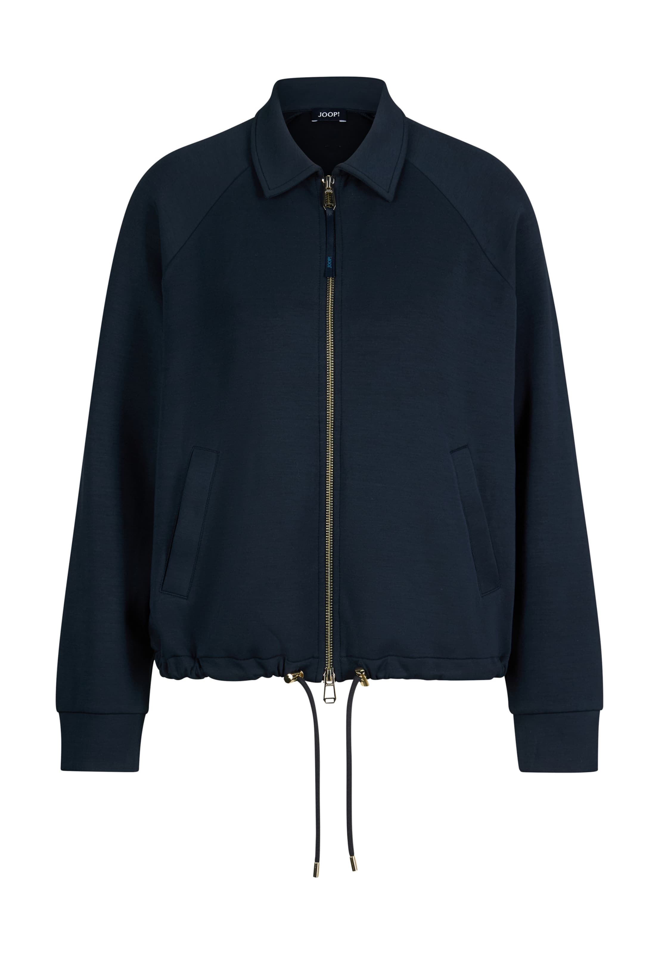 JOOP! Sweatvest in Blauw: voorkant