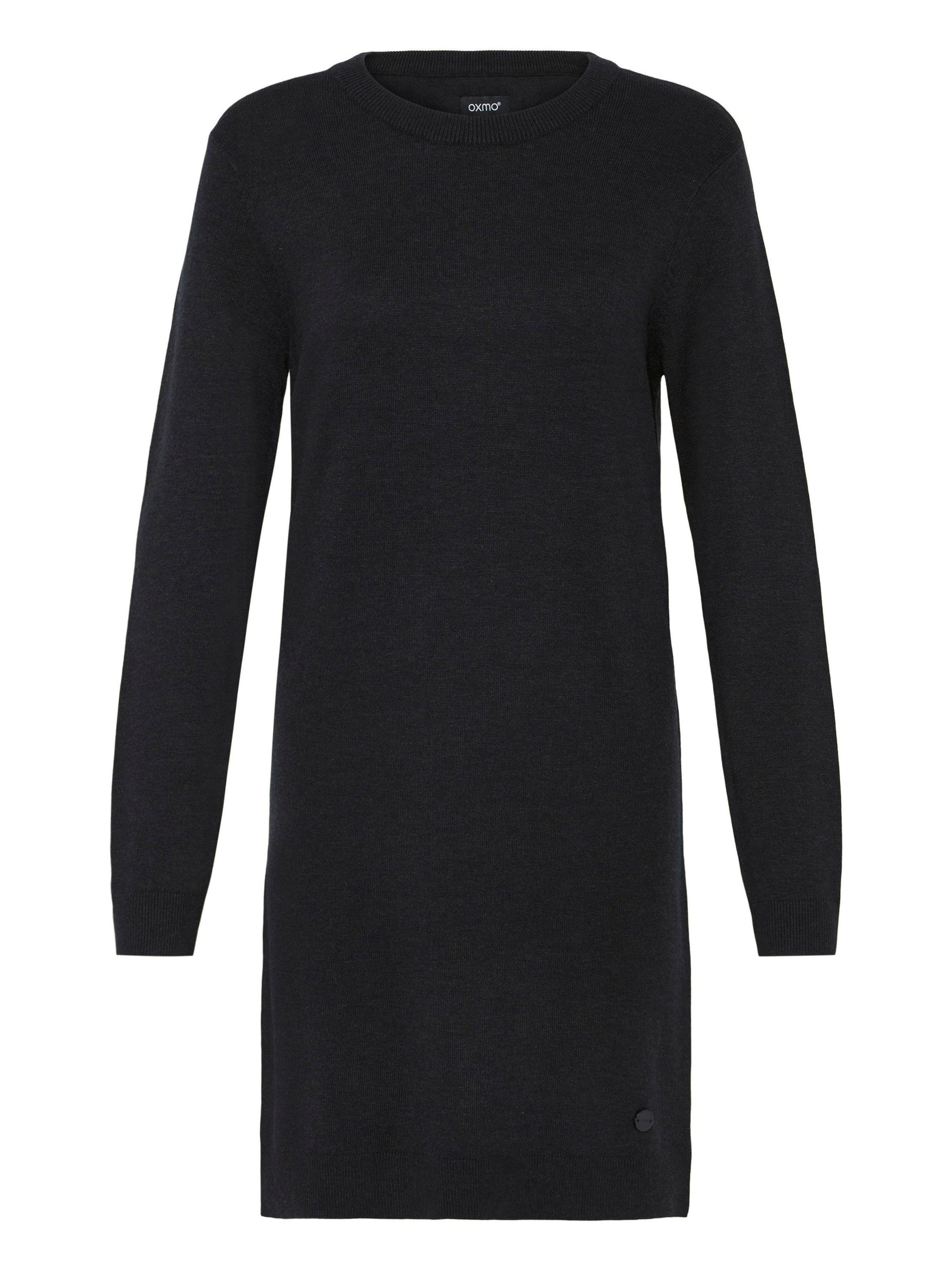 Robes en maille ' OXAIDA ' Oxmo en noir : devant