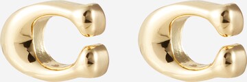 Boucles d'oreilles COACH en or : devant