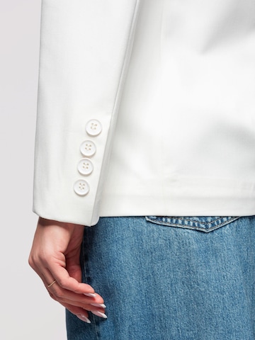 Blazer Ombre en blanc