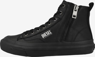 DIESEL High-Top Sneakers in Black / White, Item view