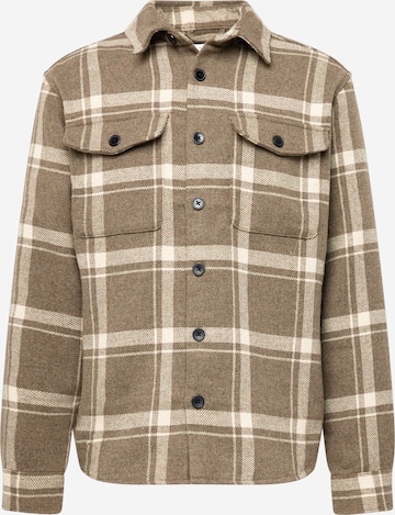 SELECTED HOMME - Ajuste regular Camisa 'PABLO' en beige: frente