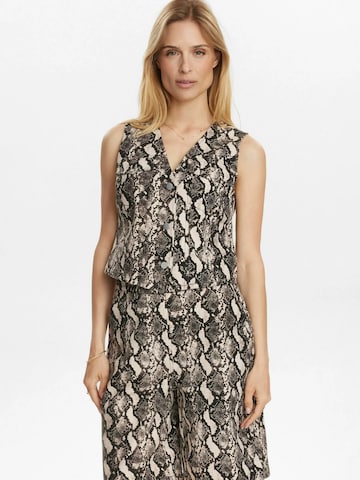 Gilet ' NUVIITA ' NÜMPH en gris : devant