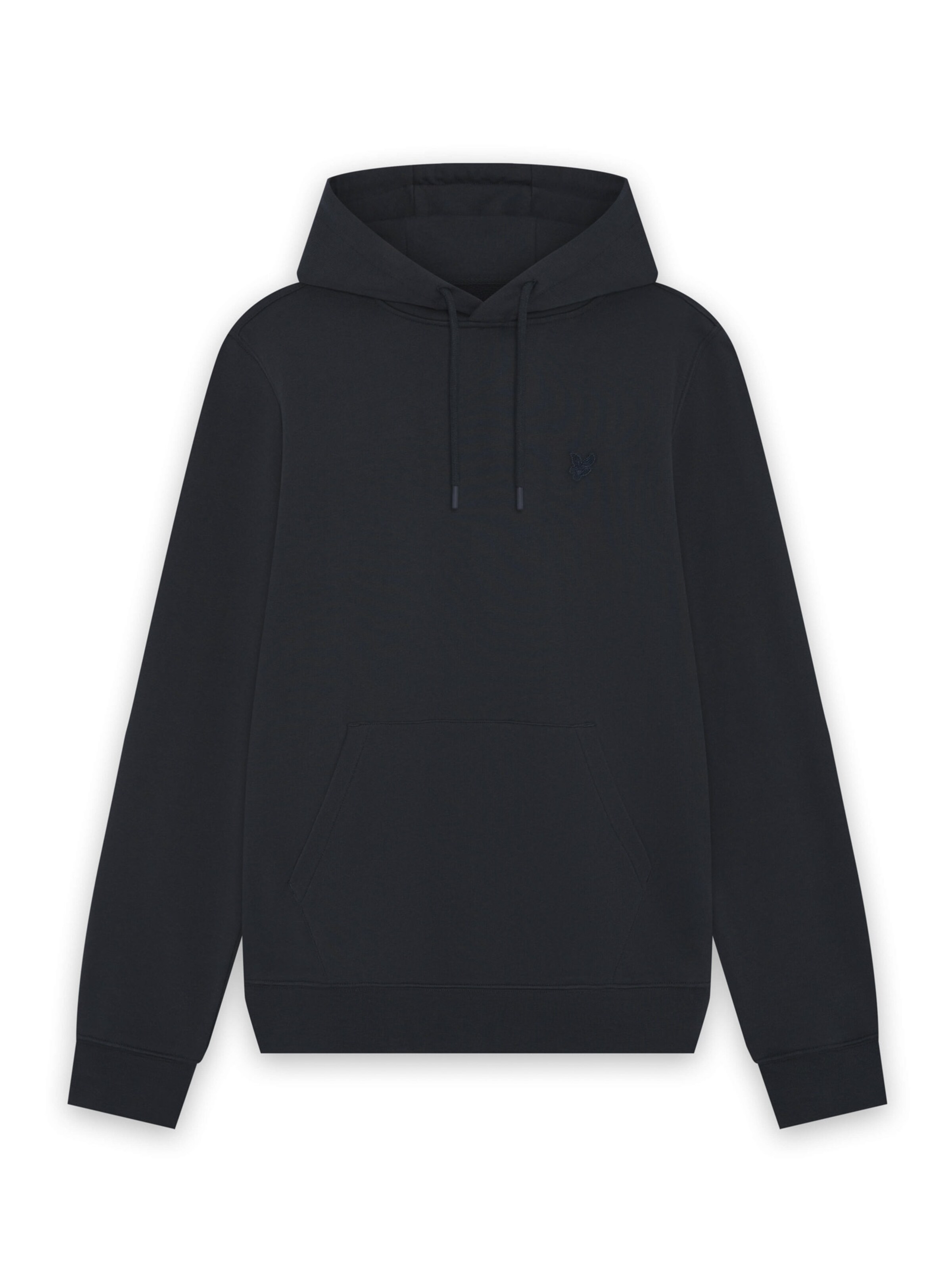 Lyle & Scott Sweatshirt 'Superfine' in Zwart: voorkant